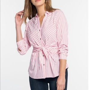 Nic+Zoe Sail Tie Blouse